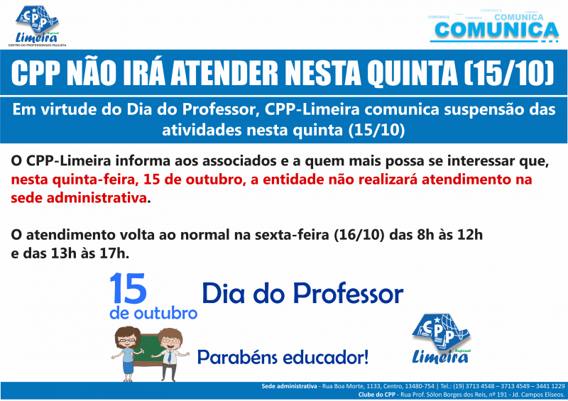 14.10.2015 - COMUNICA - CPP Fechado - vale esse