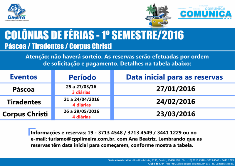 08.01.2016 - COMUNICA - Colônias de férias 1º semestre - img ok