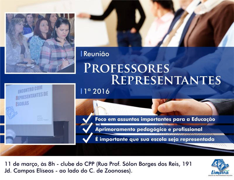 19.02.2016 - Professores representantes