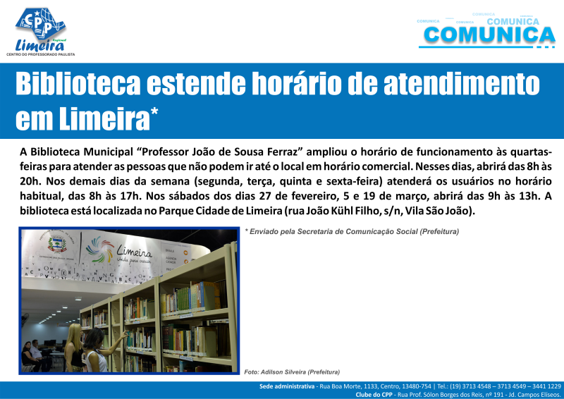 24.02.2016 - COMUNICA - biblioteca