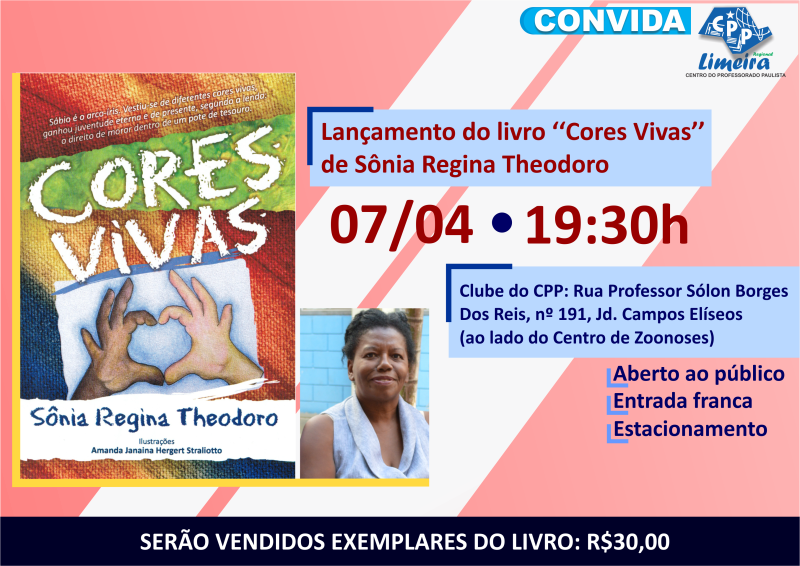 23.03.2016 - CONVIDA - livro Cores Vivas